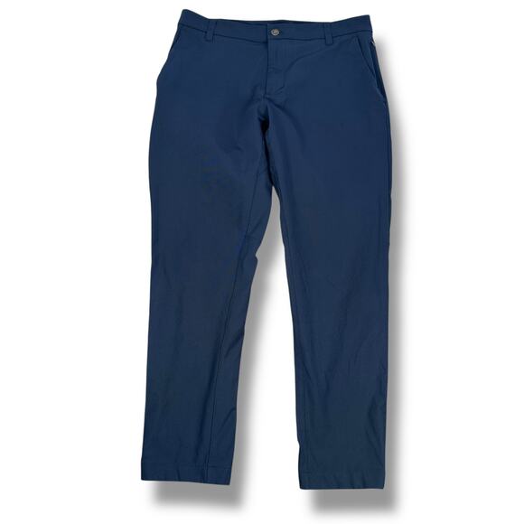 Lululemon ABC Commission Pants Men’s 32 Blue Stretch Pockets Classic Golf Active - Picture 1 of 11